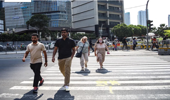 The Jakarta area is expected to be partly cloudy on Friday