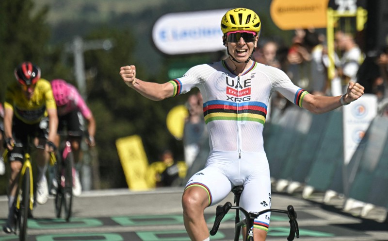 Pogacar back in 'special' yellow after Tour de France stage three victory
