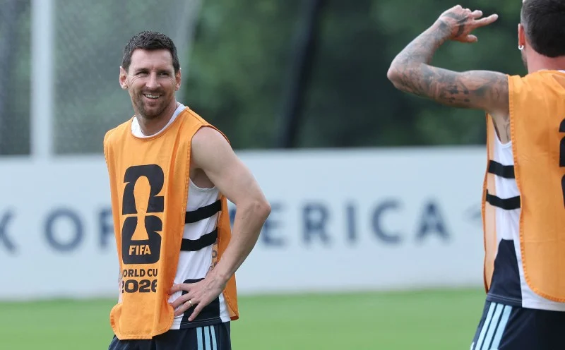 Argentina fans BURN Union Jack ahead of England clash amid trouble fears