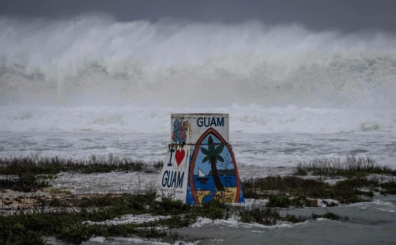 'Catastrophic' Super Typhoon Bavi hits US island of Rota