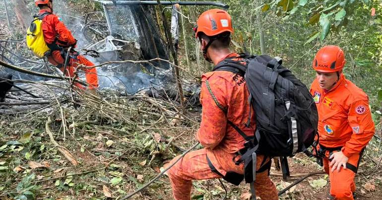 Four dead in helicopter crash in Rio de Janeiro