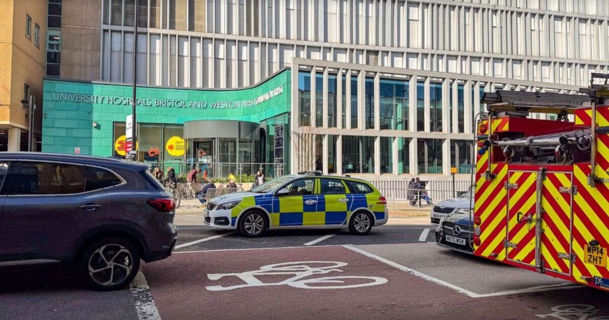 Blaze erupts at Bristol hospital as 999 crews swarm and 'loads of sirens' heard