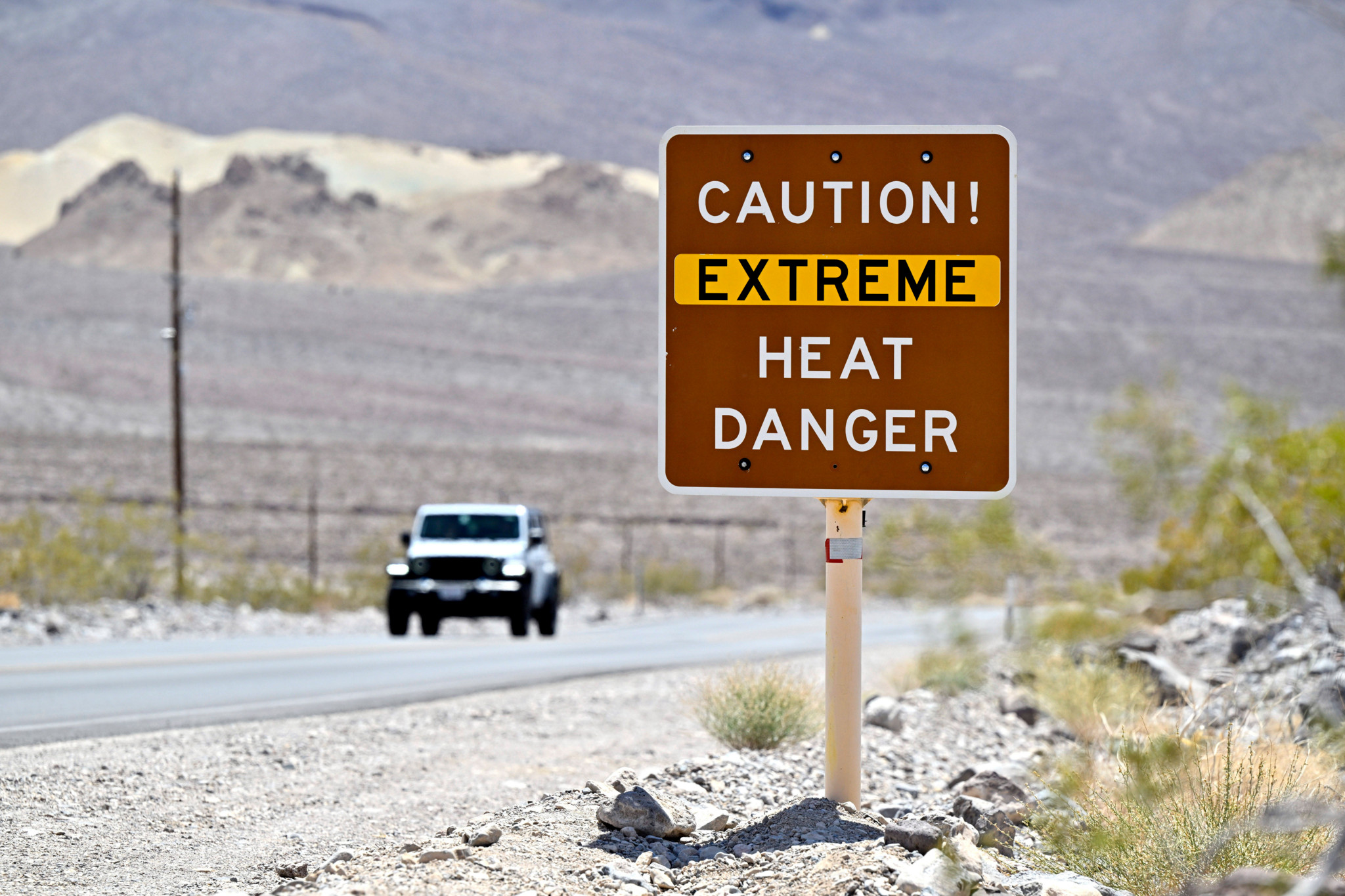 Después del desglose de autos: el francés murió en Death Valley a fuego extremo