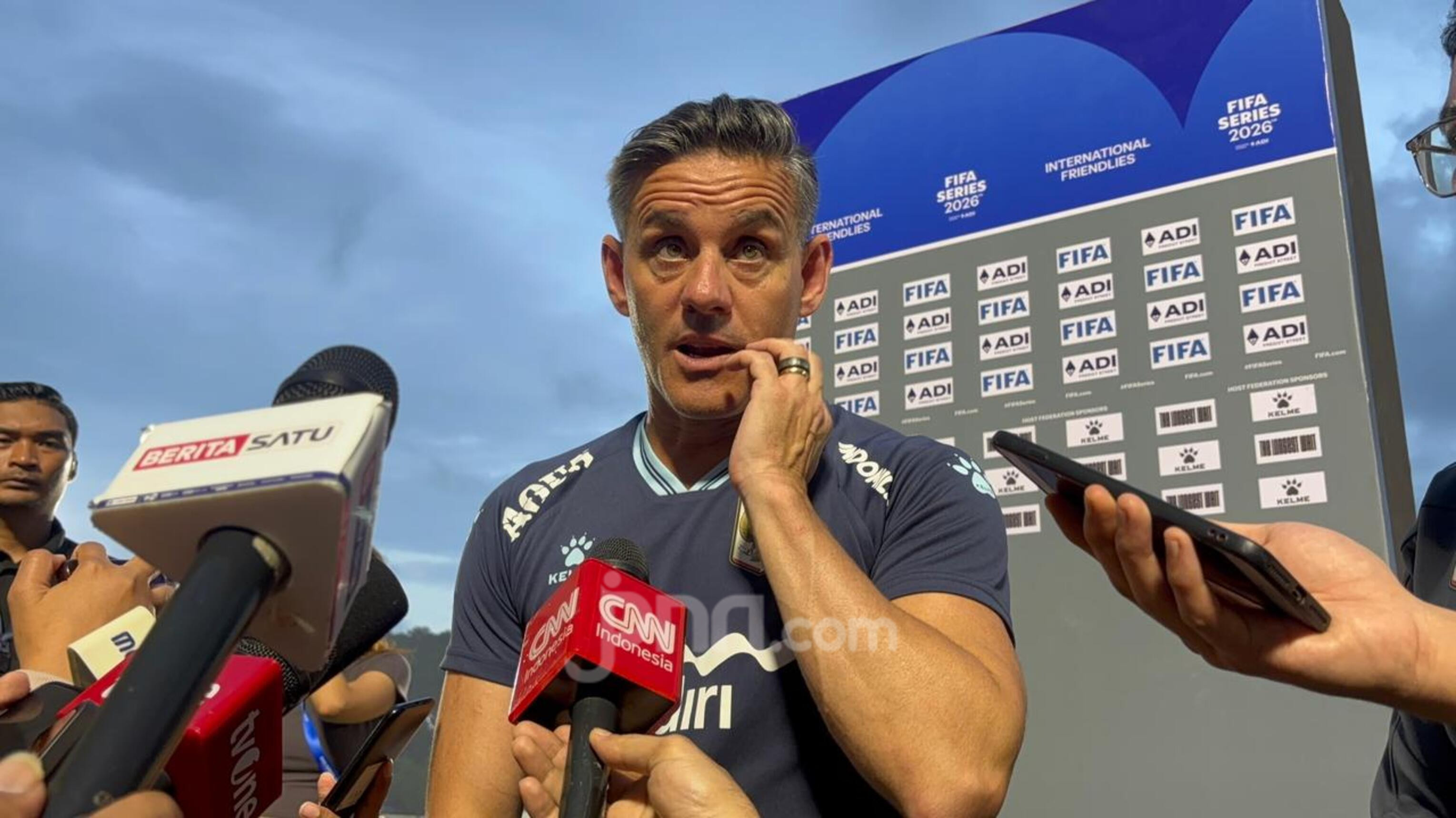 Herdman builds chemistry for the Indonesian national team ahead of the match against Cambodia.