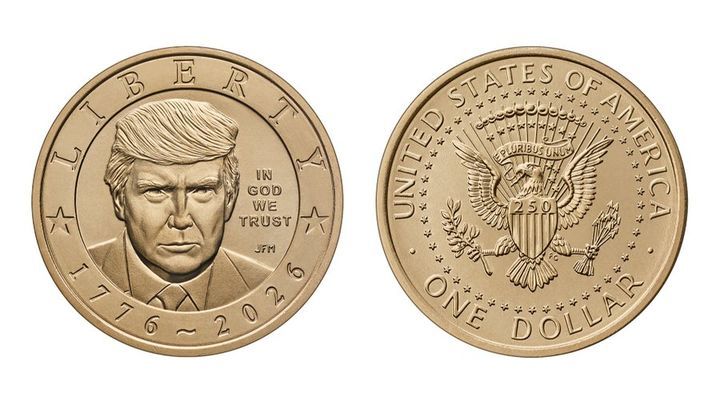 US Mint will produce $1 coin with Trump’s image, Treasury Secretary says