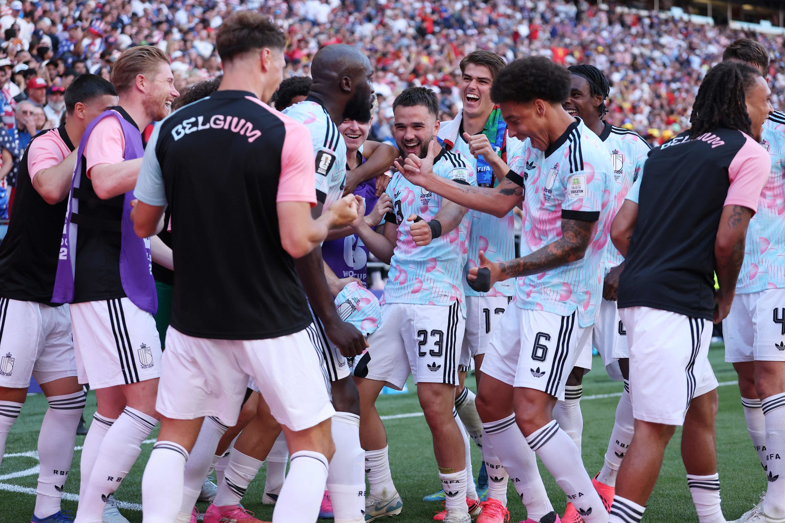 Lukaku mocks Trump celebrating with her dance the 1-4 to the United States