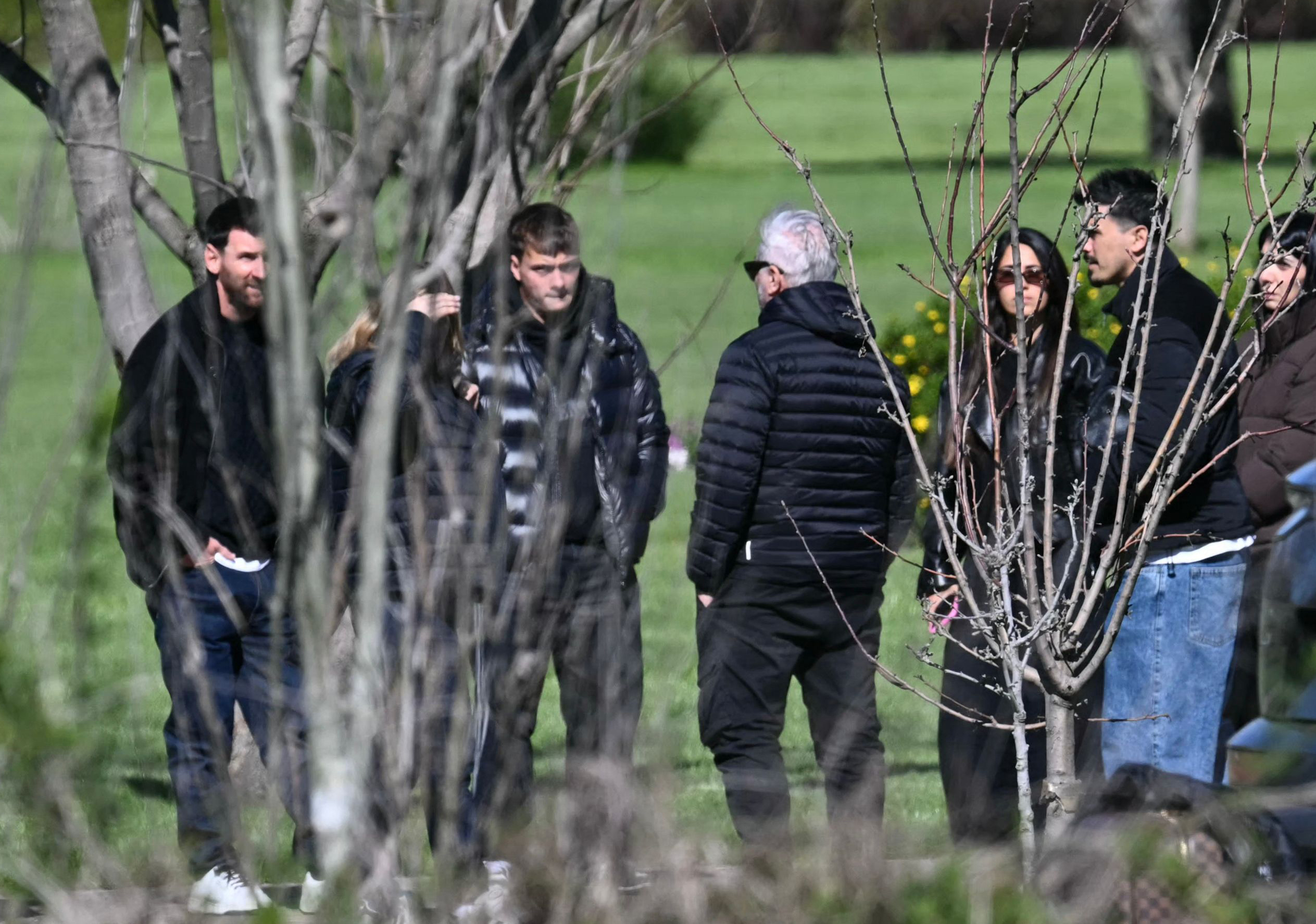Lionel Messi despide a su padre Jorge en un cementerio privado de Rosario