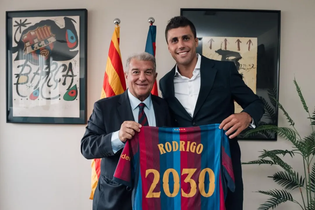 Barça rend le disque de Rodri officiel