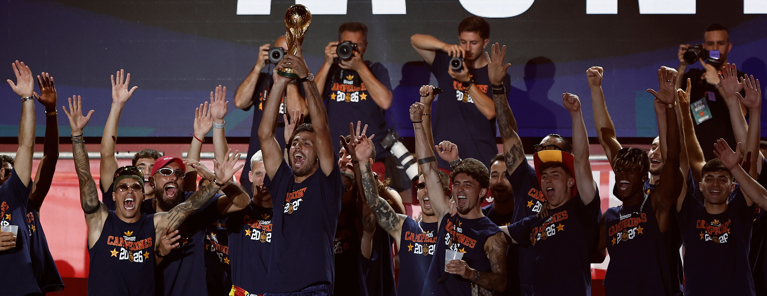 Extase à Cibeles avec les champions : « Ensemble, nous sommes plus forts, live Spain »