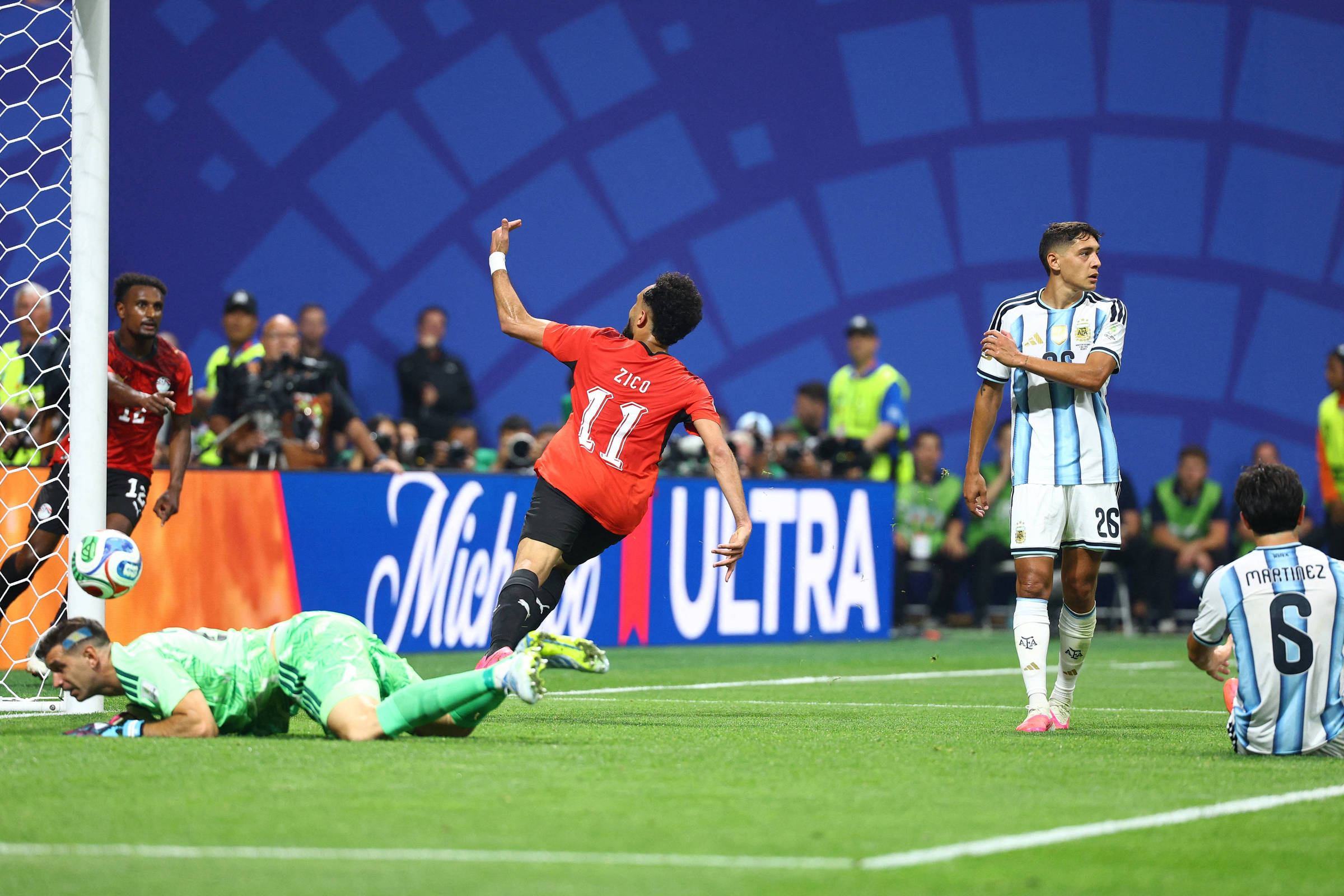 See the goals of Argentina's historic turn over Egypt in the Cup