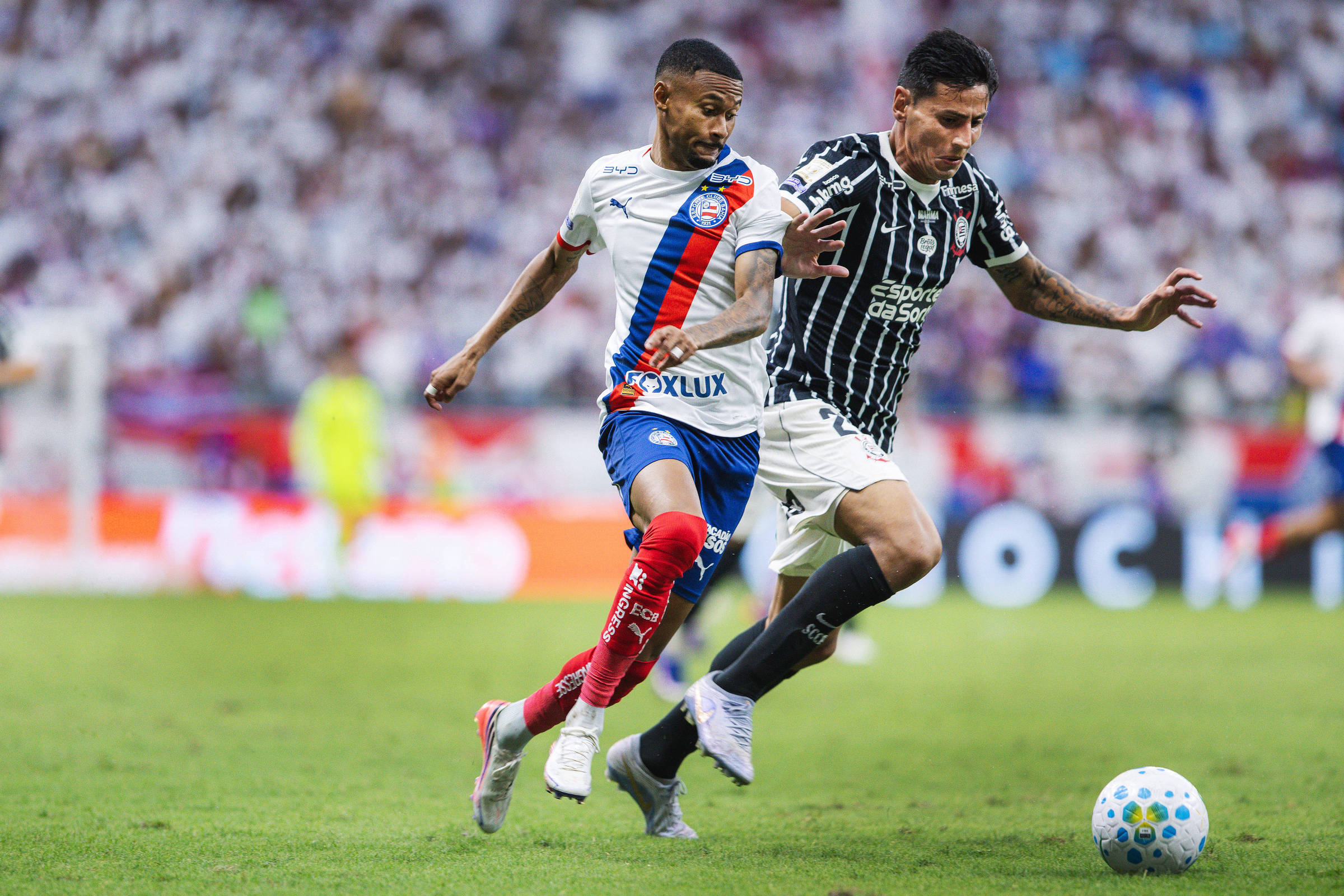 Brasileirão: en juego caliente, Bahía y Corinthians empatam en la Fuente Nova