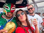 England fans descend on Mexico City ahead of the Three Lions' crunch match with the World Cup co-hosts