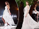 Is this Taylor Swift's wedding dress? Swifties are convinced Jonathan Anderson teased her Dior bridal gown on the runway