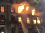 Edinburgh building roof destroyed in Princes Street blaze as aftermath shown in pictures