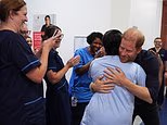 Prince Harry leaves London as clock ticks on royal reunion