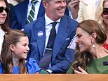 Smiles worth a thousand words: Kate and Charlotte beam at each other in heartfelt moment during Wimbledon Men's final