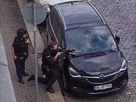 'Gunman shoots musket at police' outside Dresden supermarket as officers open fire