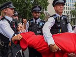 مُنحت هدى عموري وريتشارد بارنارد الإذن بالاستئناف؛ واعتقل 77 مؤيدًا في احتجاج خارج المحكمة