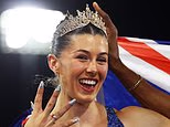 Amy Hunt makes history as 'track goddess' claims her FOURTH European Championships gold with Team GB mixed 4x100m relay triumph