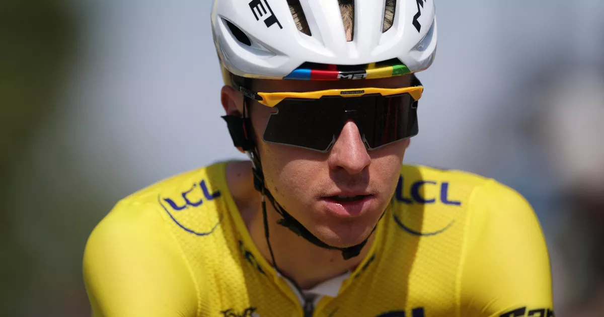 Tour de France. Overall classification after stage 8 with Tadej Pogacar still in yellow