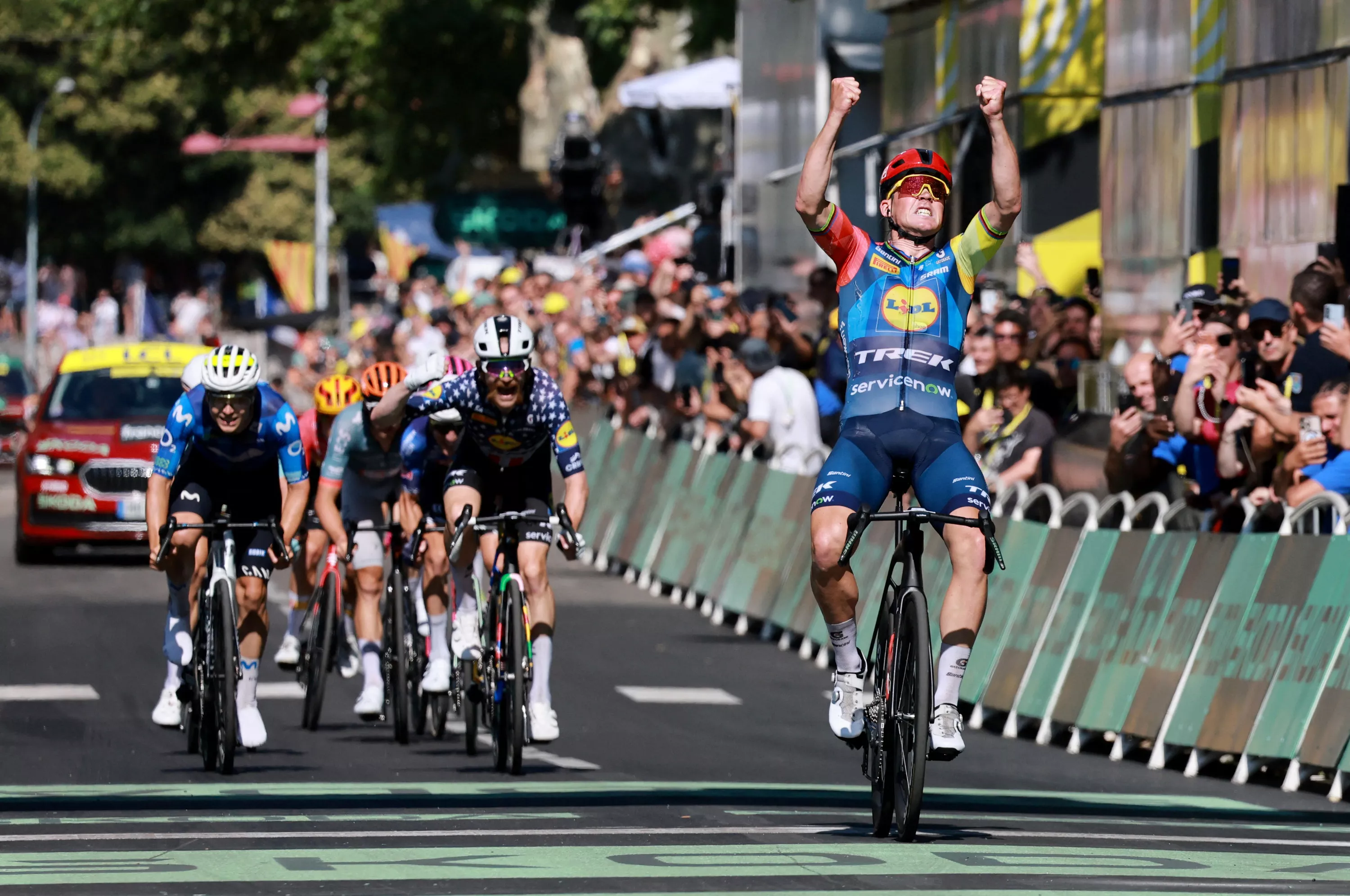 Results Tour de France 2026, stage 4 : the Danois Pedersen is imposing; Pogacar loses his yellow jersey