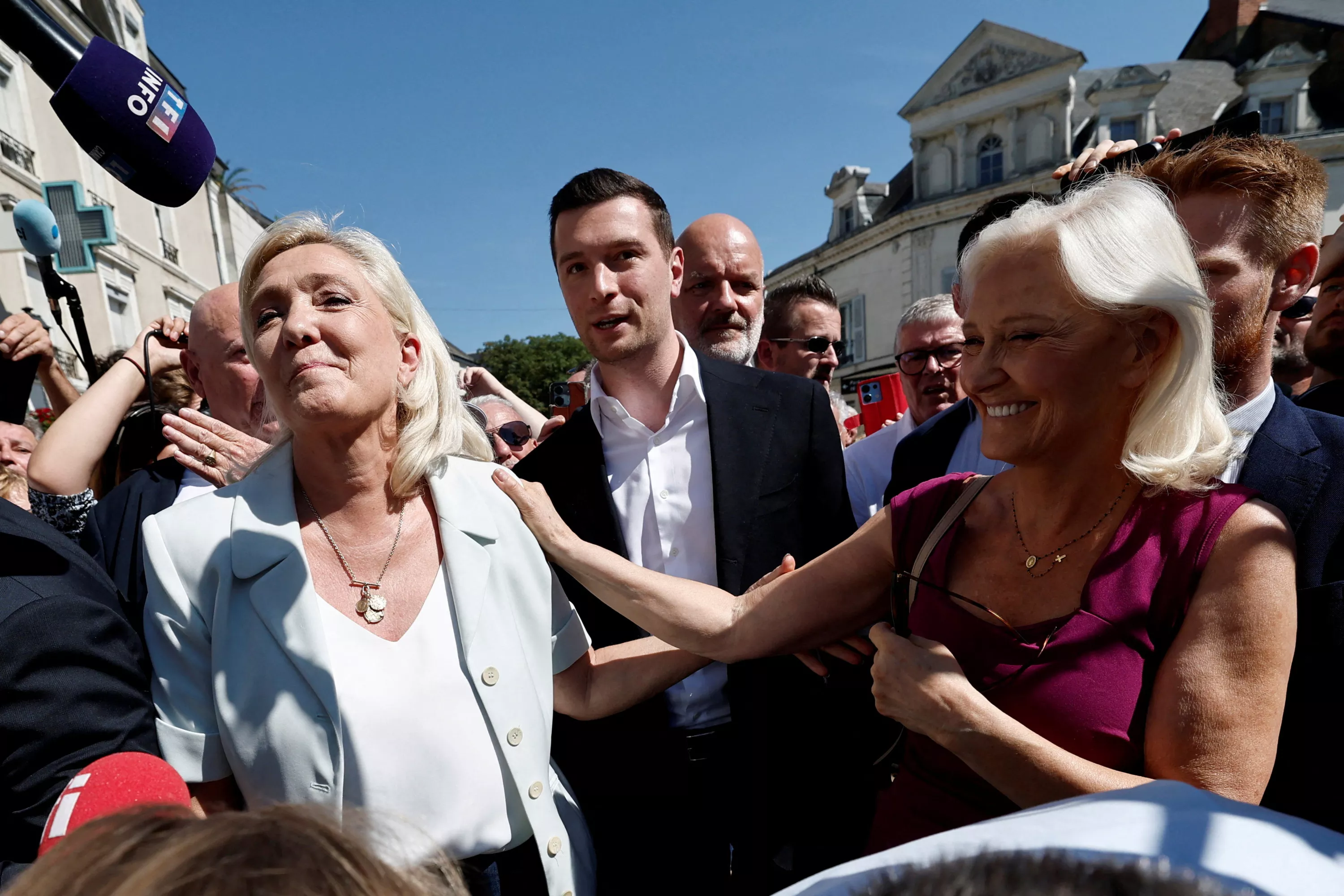 President: Jordan Bardella "goes very well" after Marine Le Pen's nomination announcement and says he wants to "save France"