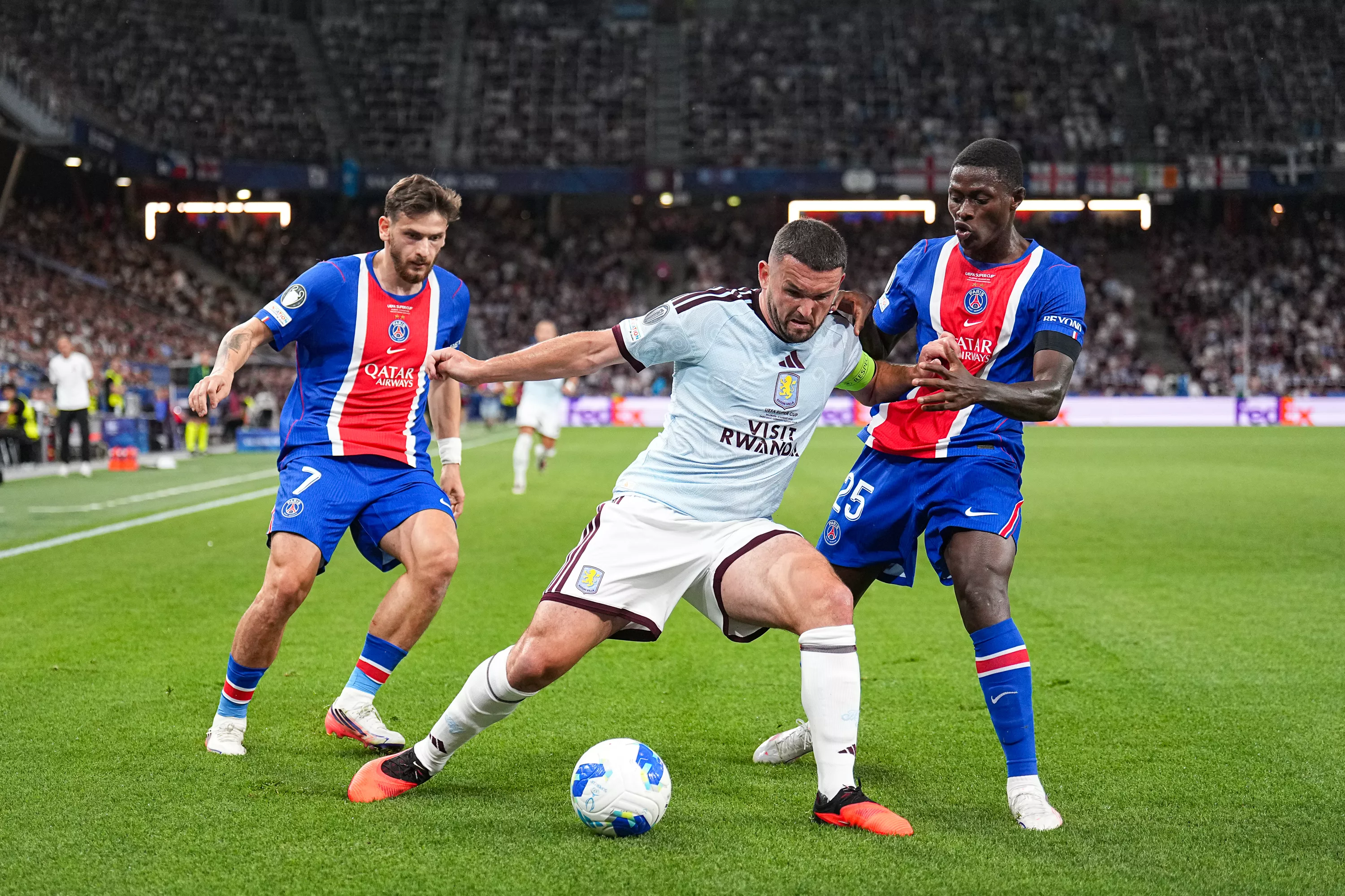 PSG-Aston Villa: despite a goal of "Kvara", Paris resumed before the break... Supercute of Europe contested in Salzburg