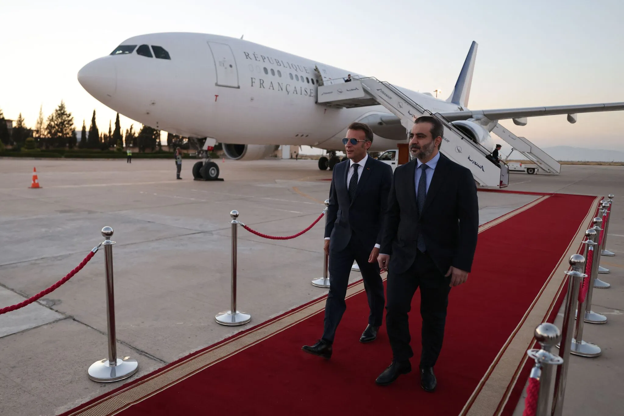 Emmanuel Macron in Syria for a visit under the sign of economic cooperation