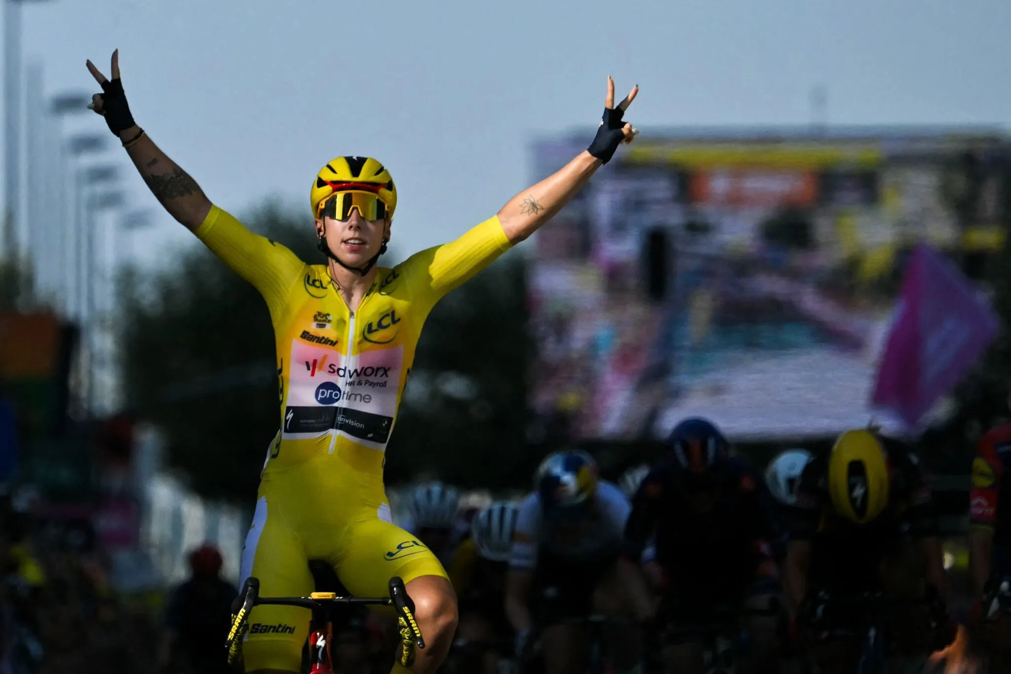 Tour de France mujeres. La segunda etapa ganadora por Lorena Wiebes