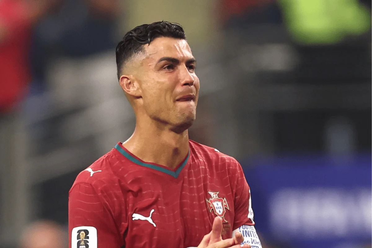 Cristiano Ronaldo lost cheer after landing in Portugal