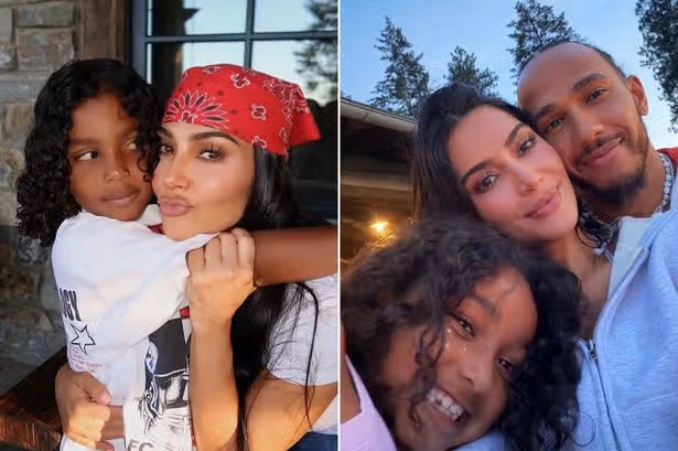 Kim Kardashian shares sweet snaps with daughter, Lewis Hamilton from holiday