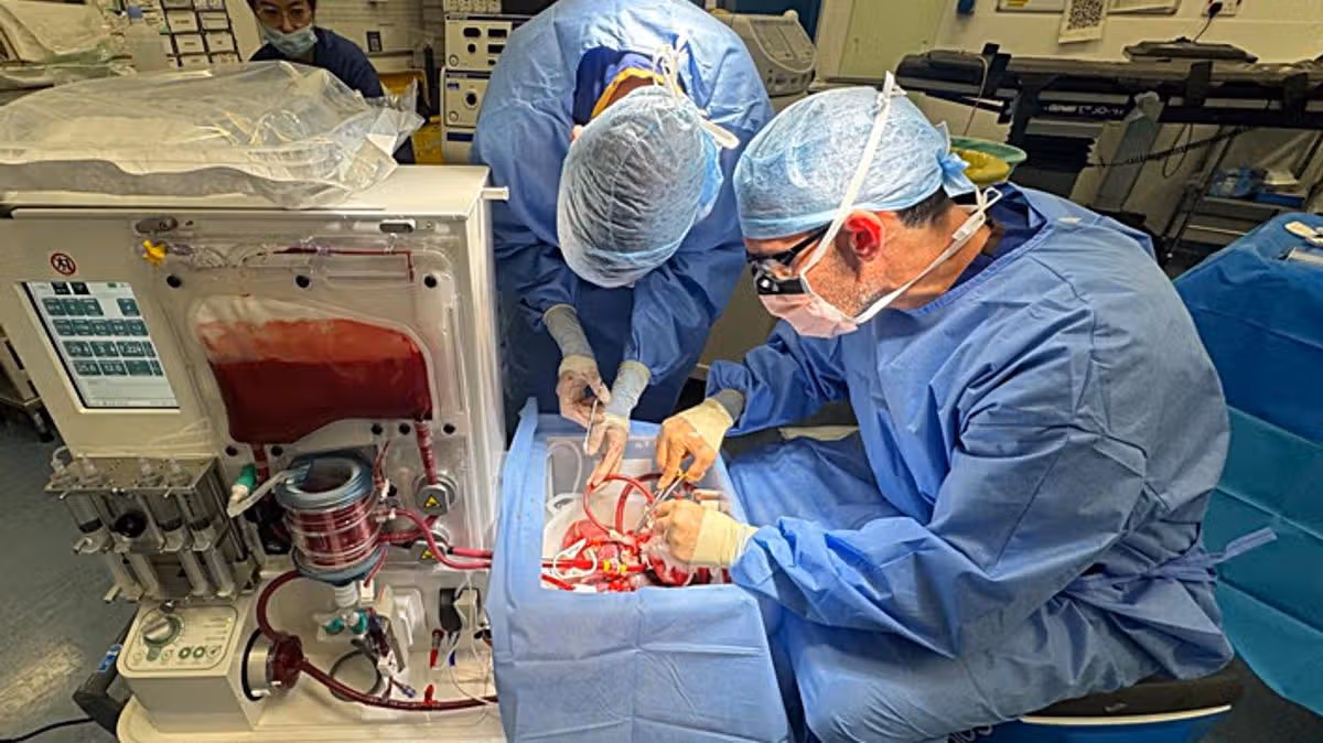 First transplant made possible thanks to ‘breakthrough’ NHS organ-saving pilot