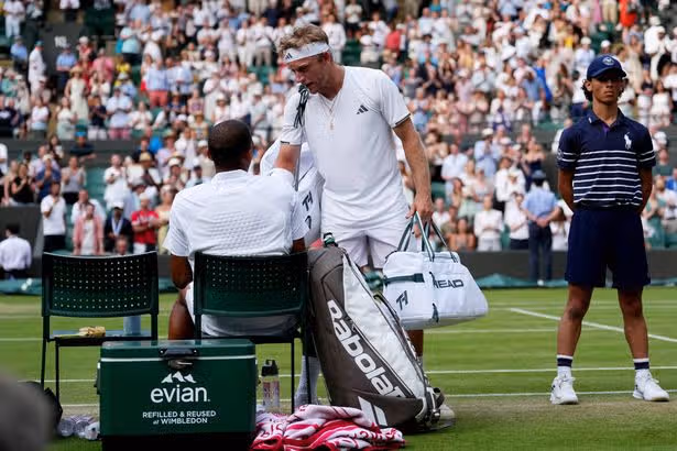 Wimbledon match ends in chaos as furious stars clash at net