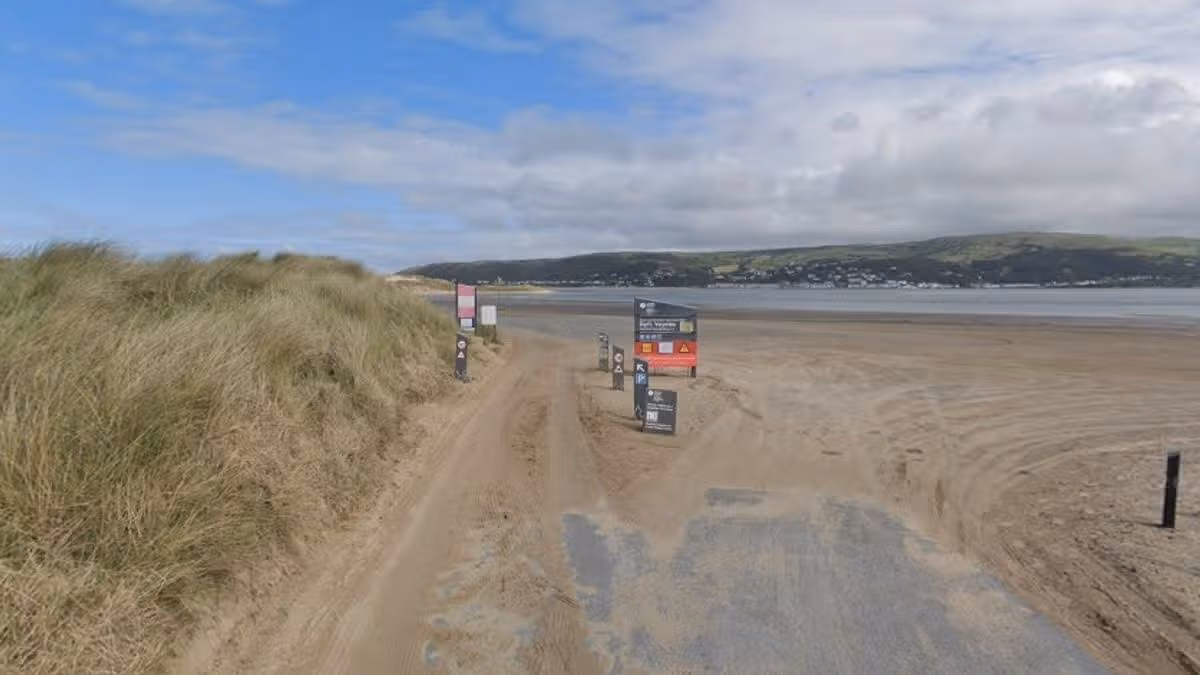 Cordon set up after explosives found on beach