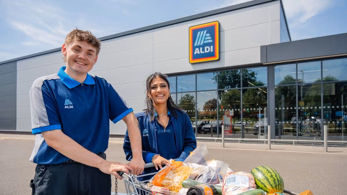 Aldi shoppers in Wales can walk out of stores with a trolley full of food for free