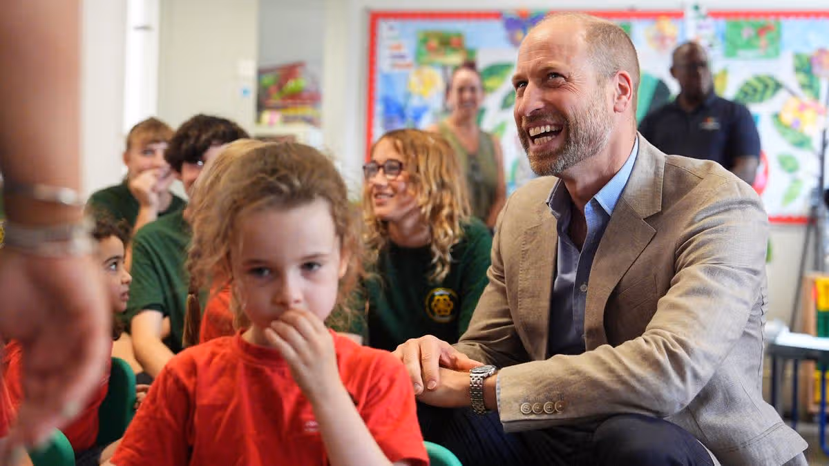 Prince William bursts out laughing as Welsh girl gives him blunt answer