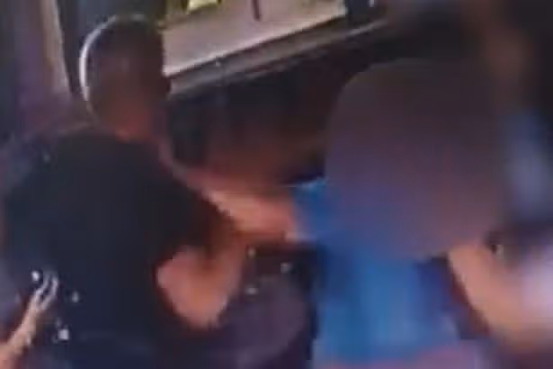 Woman savagely beats up man in pub 'like she was crazed wild animal'