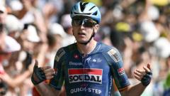 Belgian Tim Merlier wins Tour de France seventh stage in sprint finish