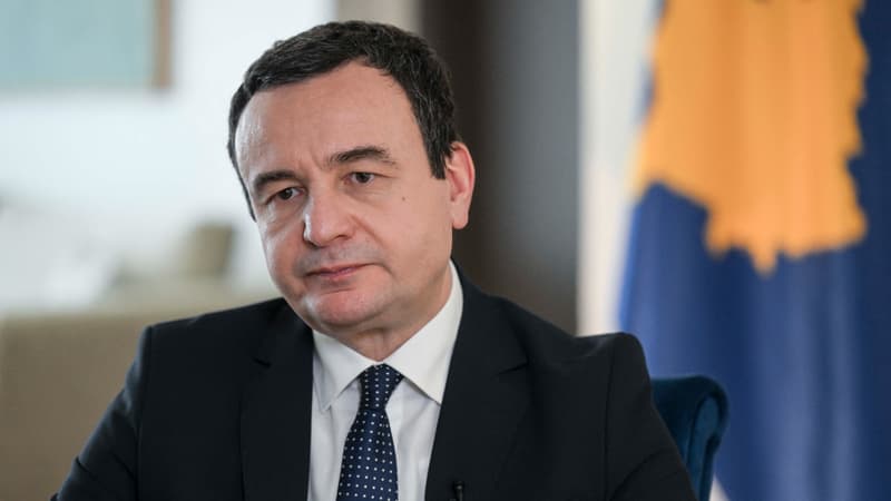The incident suspended work as Kosovo faces a political crisis and a risk of further elections