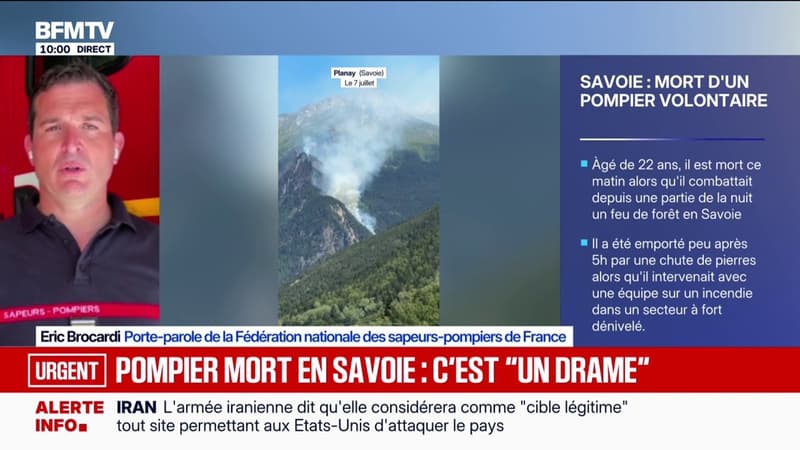 22-year-old volunteer firefighter dies in a forest fire in Savoie
