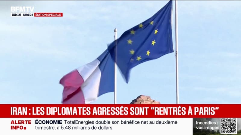 Les deux diplomates français agressés à Téhéran sont "rentrés à Paris"
