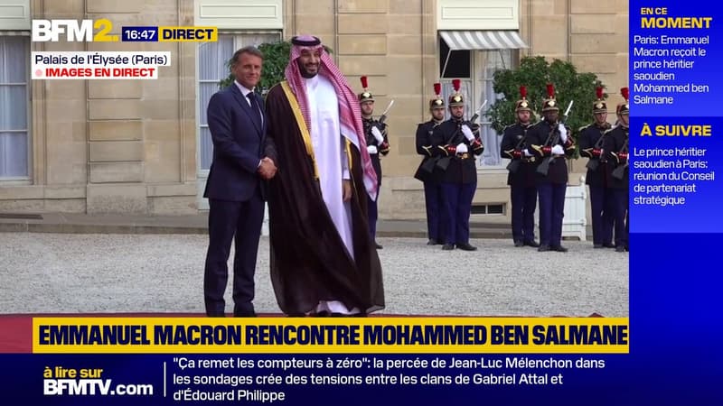 الحالة في الشرق الأوسط، شراكات جديدة... ما نعرفه عن الاجتماع بين (ماكرون) و (إم بي إس) في (باريس)