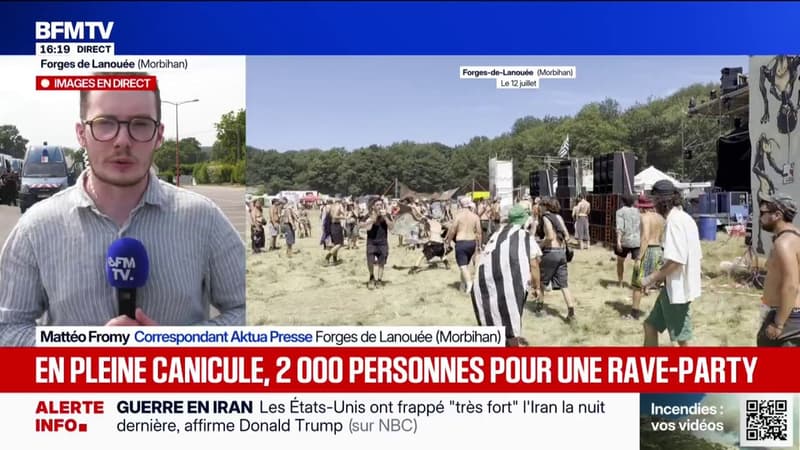 Morbihan: 2,000 people gathered for a rave party, the prefect expected on site