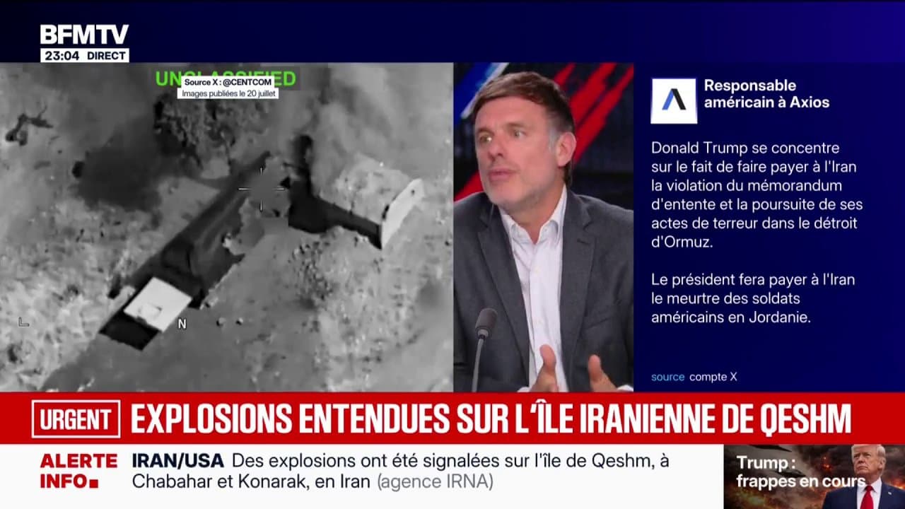Irán: Explosiones escuchadas en la isla de Qeshm, según Al Jazeera