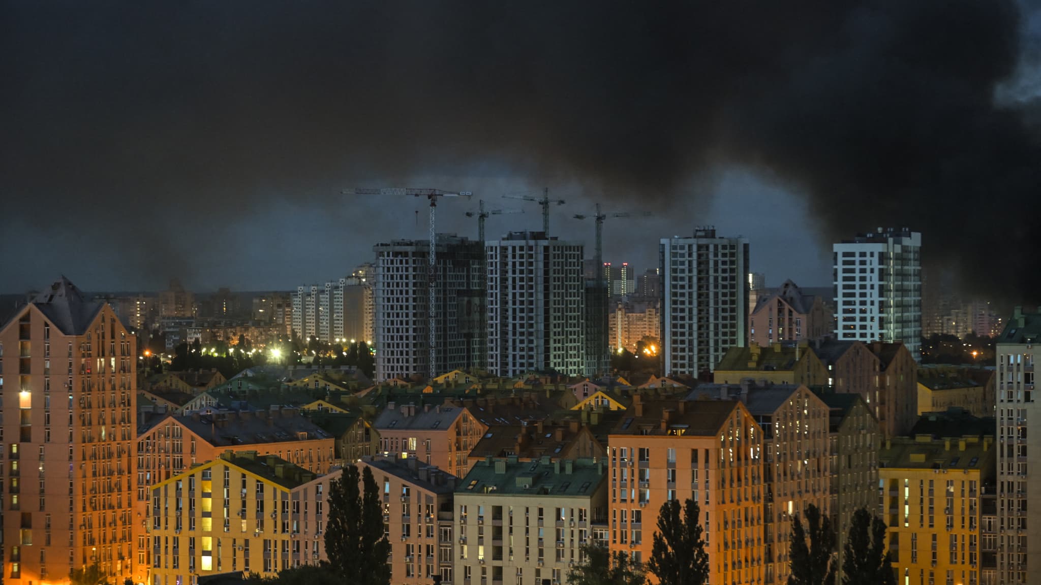 War in Ukraine: strike on Kiev, US sanctions against Russia... Update on the night