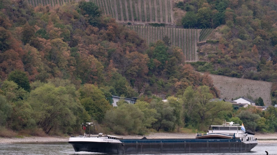 Inland shipping: Rhine water levels are slowly increasing