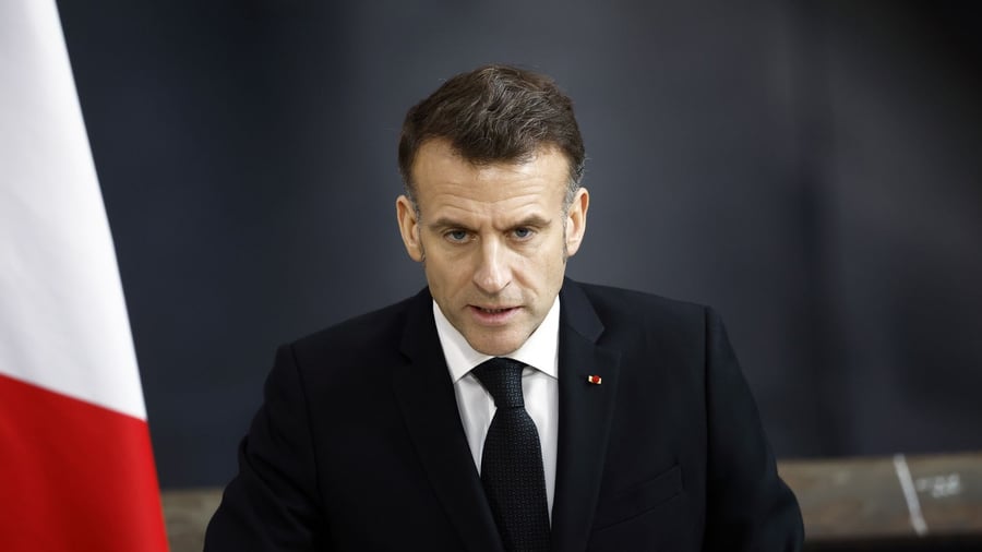 France: President Emmanuel Macron visits Syria