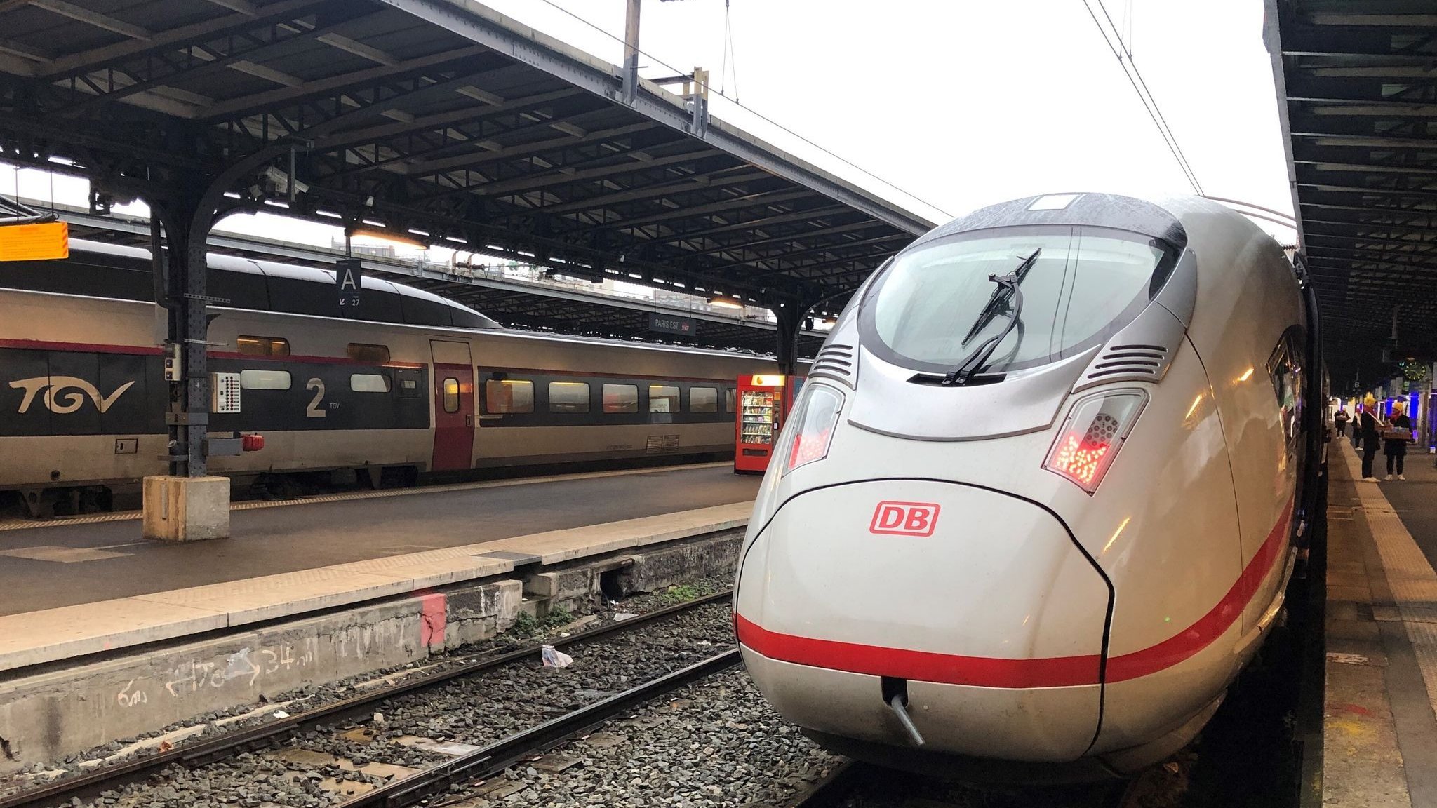Transporte internacional de larga distancia: conexión directa ICE Berlin-Paris interrumpido actualmente