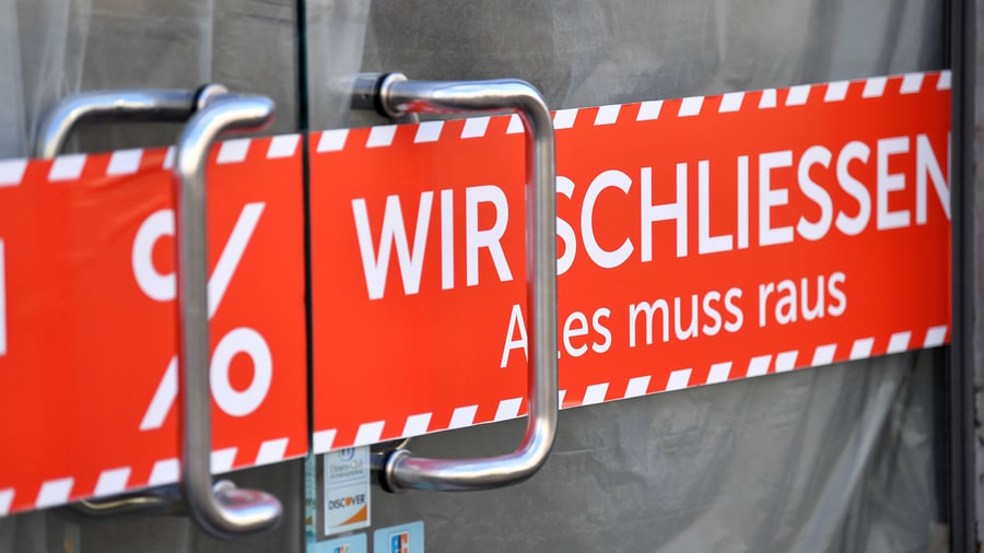 Bankruptcies: Corporate bankruptcies in Germany continue to rise