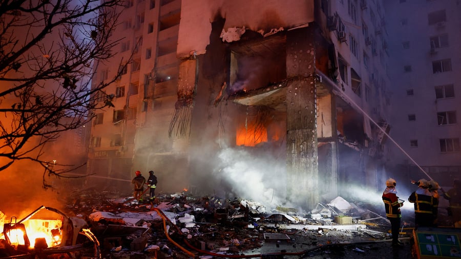+++ Ukraine war +++: Rocket attack on Kiev – residents are stuck in buildings